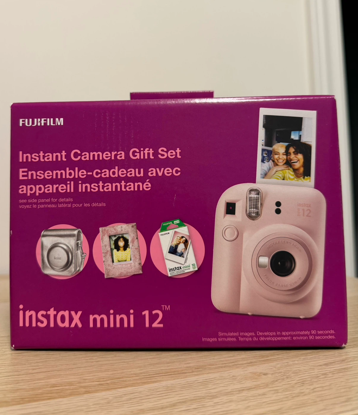 Fujifilm Instax Mini 12 Instant Camera Gift Set – Blossom Pink