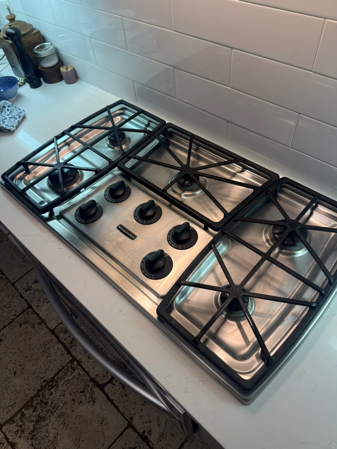 KitchenAid 5-Burner Gas Cooktop