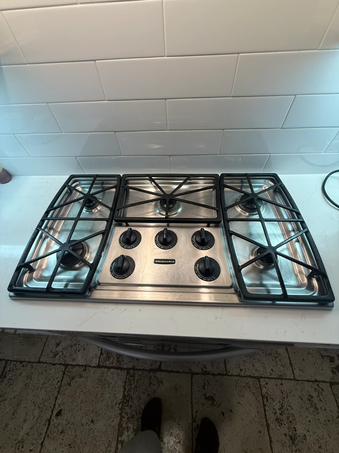 KitchenAid 5-Burner Gas Cooktop - photo 2