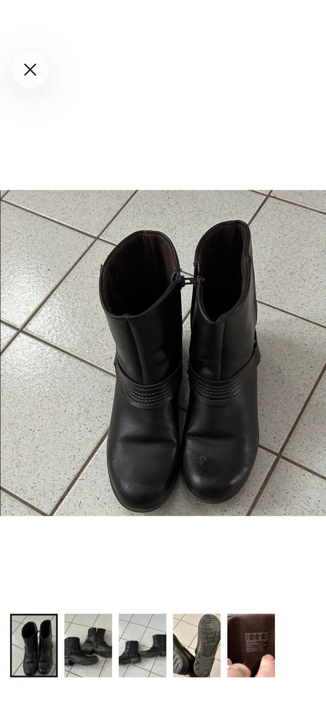 Clarks Women's Boots Dark Brown Size 9