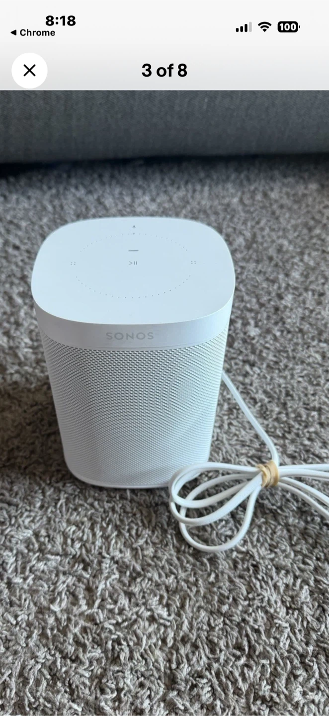 Sonos One White Smart Speaker - photo 2