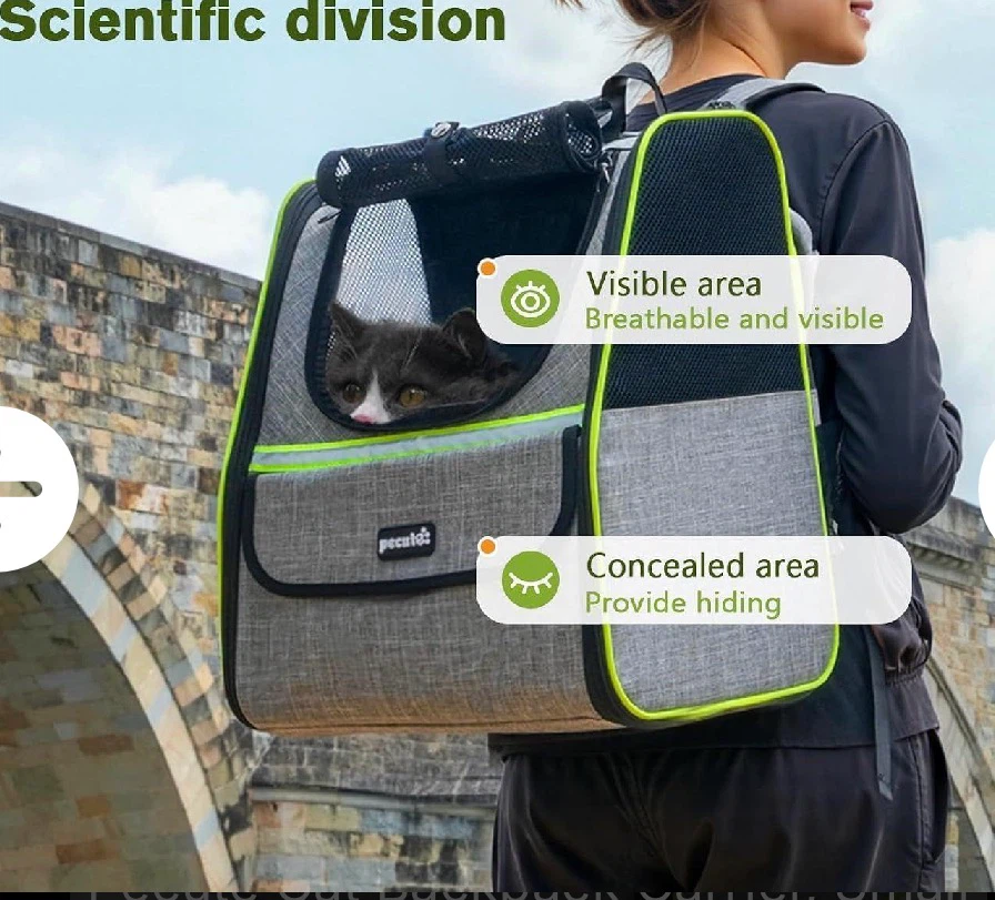 Pecute Pet Carrier Backpack(cat& small dog) - photo 3