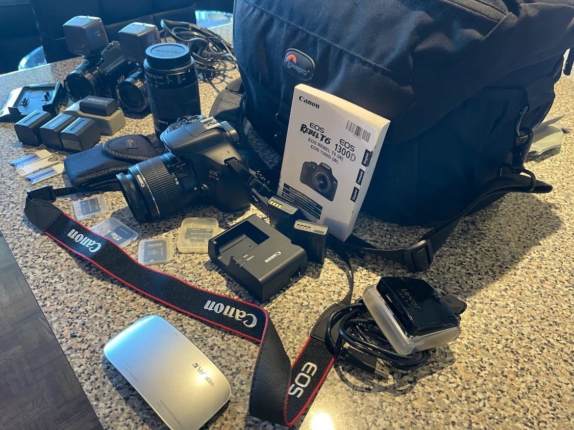 Canon EOS Rebel T6 Bundle with Sony Handycam - photo 3