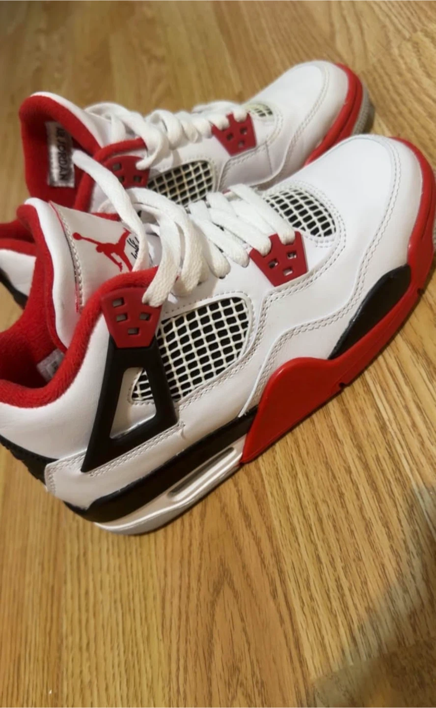Air Jordan 4 Red Cement – Size 4Y – Worn Once