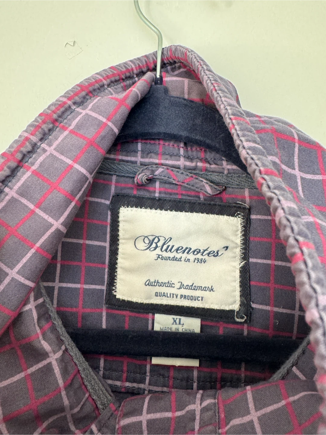 vintage plaid funnel neck jacket - photo 3