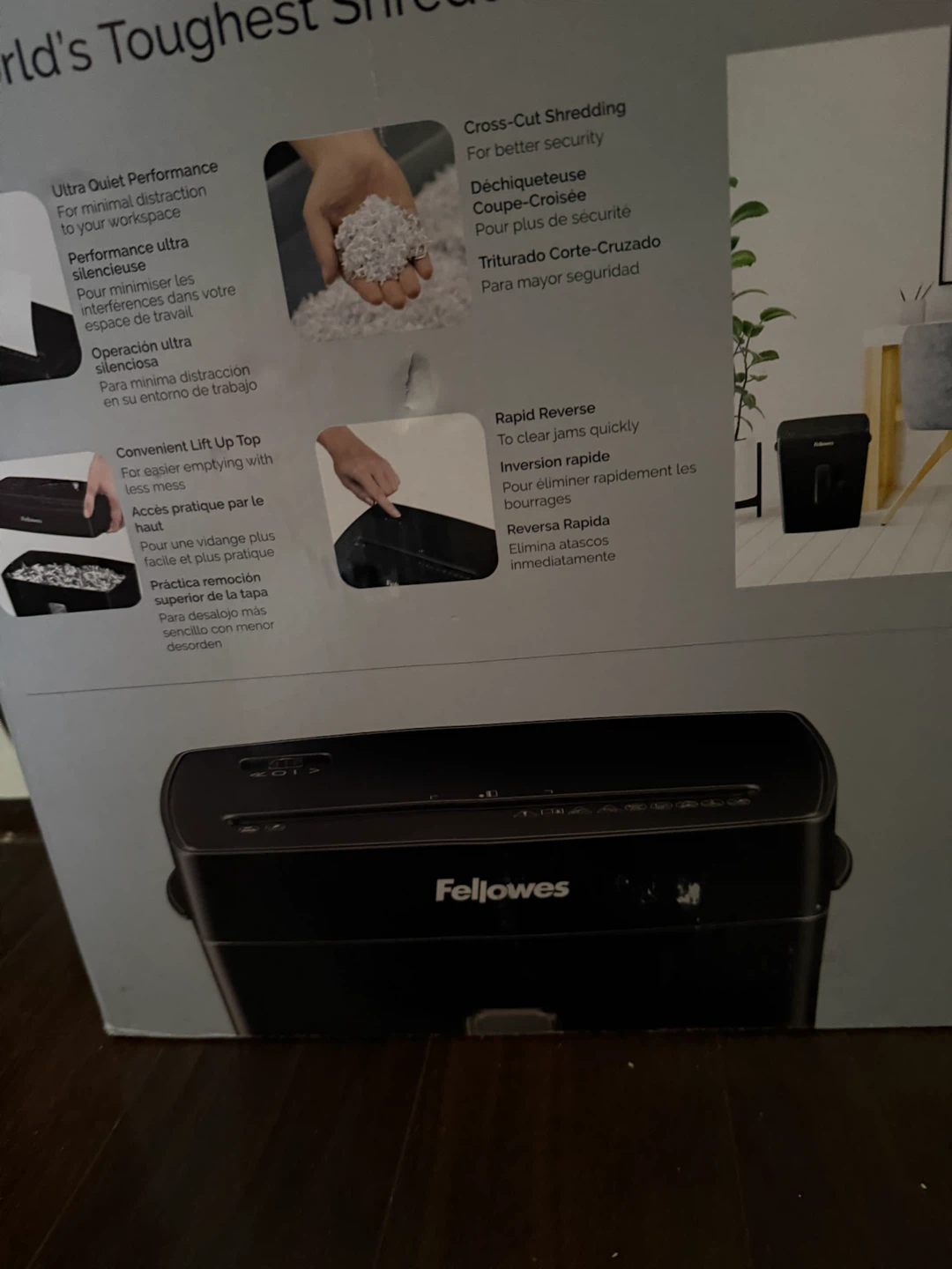 Fellowes Cross-Cut Shredder - photo 3