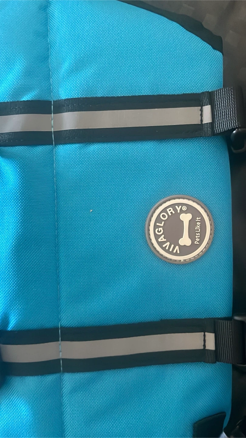 Vivaglory Blue Dog Life Jacket Size Medium - photo 2