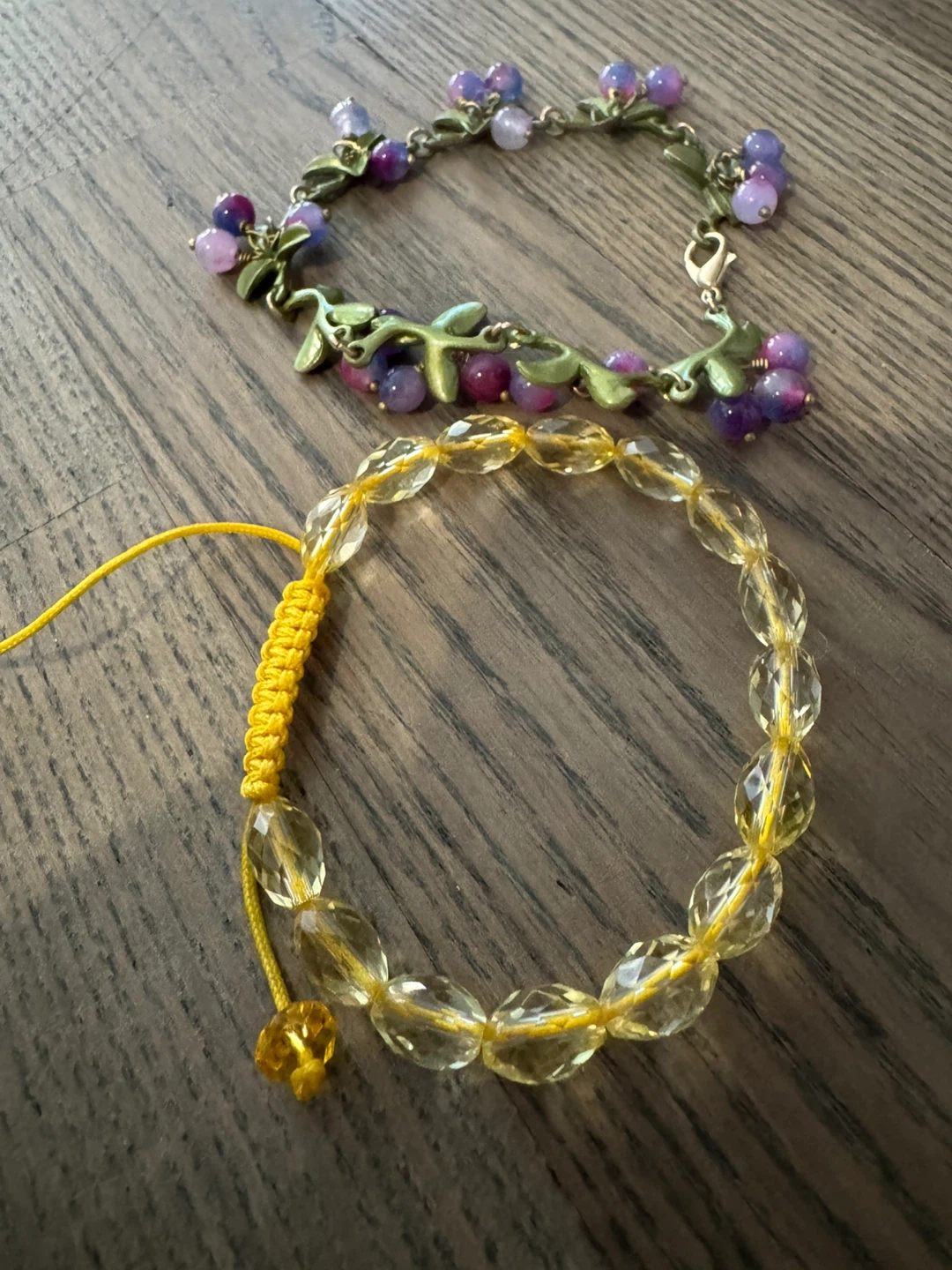 $4 for all Bundle of grape stone and carnelian bracelet - photo 2