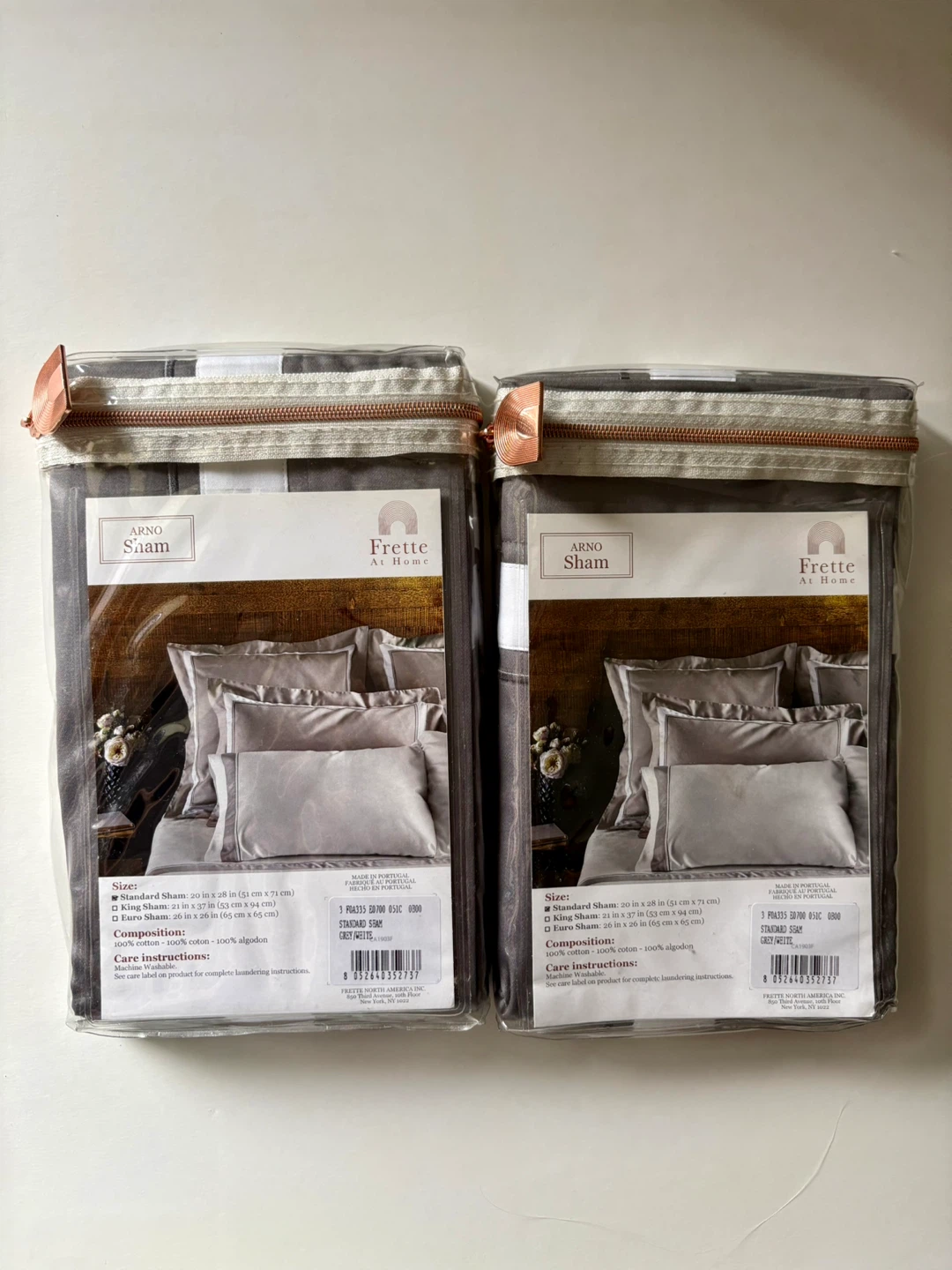Set of 2 Frette At Home Arno Standard Shams - photo 2