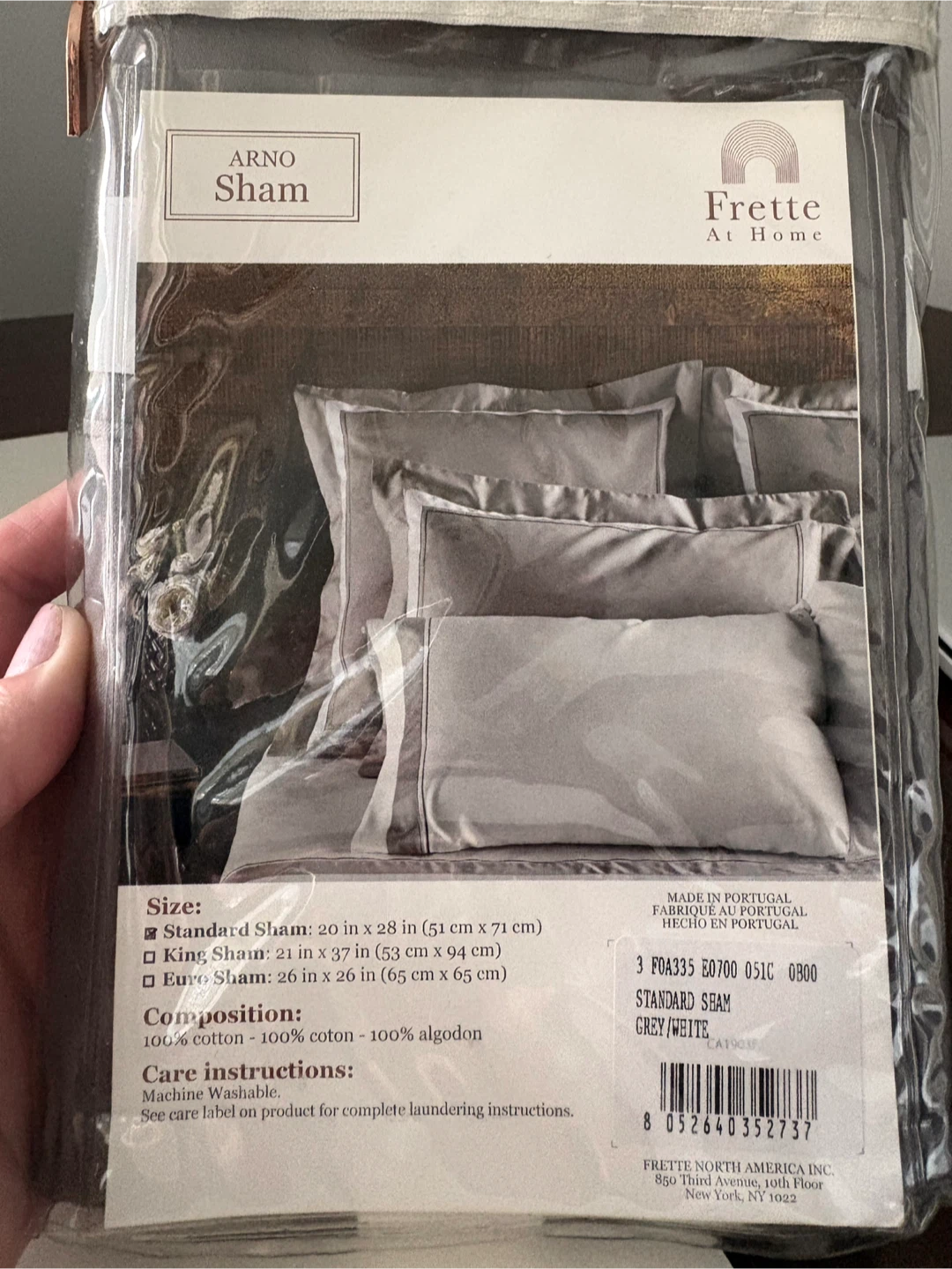 Set of 2 Frette At Home Arno Standard Shams - photo 3