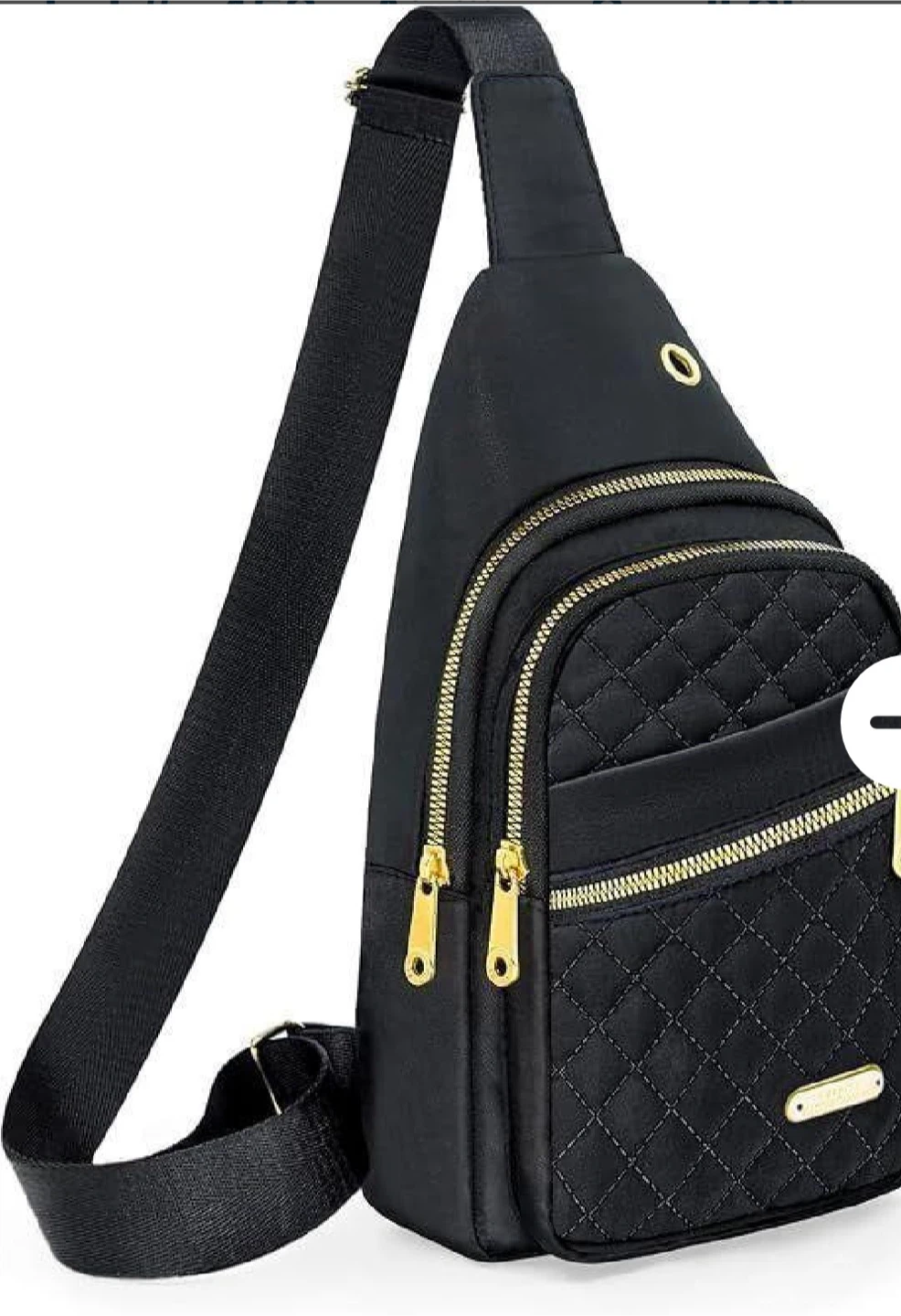 Quilted Crossbody Sling Bag