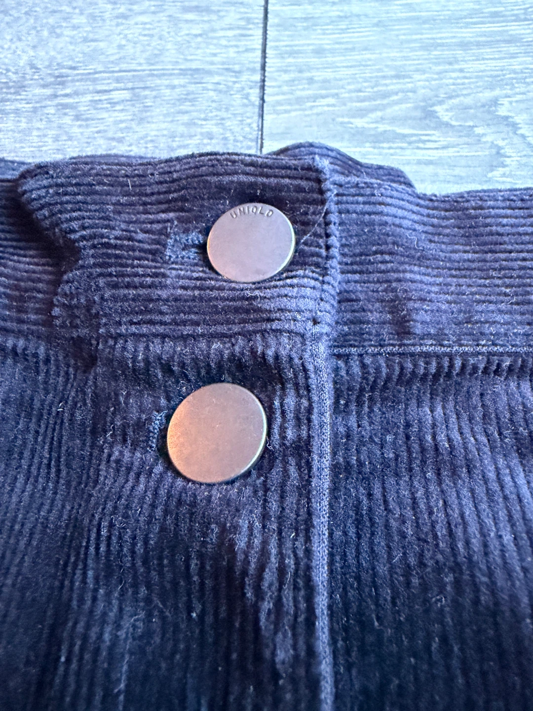 Uniqlo Navy Corduroy Skirt - photo 3