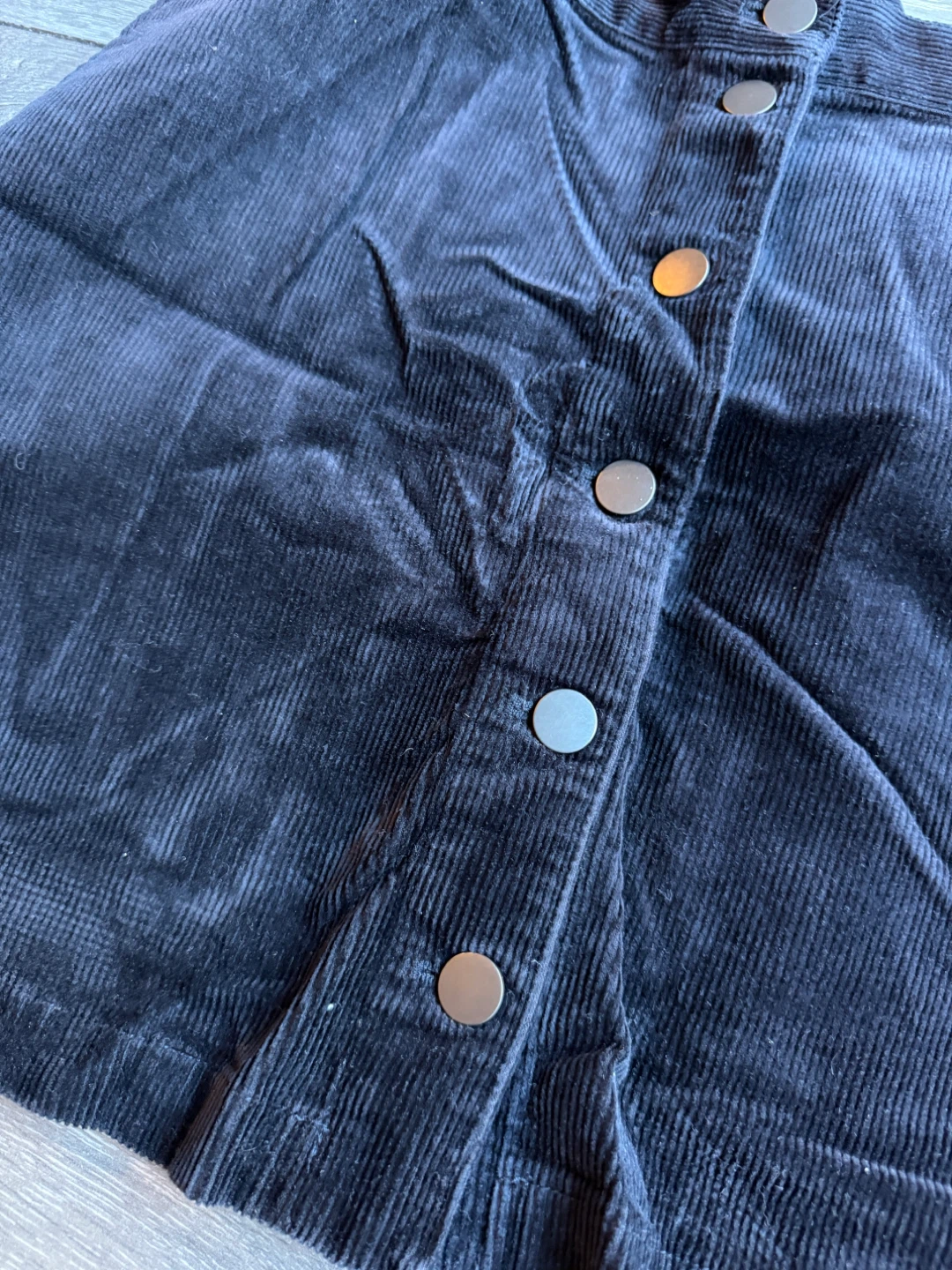 Uniqlo Navy Corduroy Skirt - photo 2
