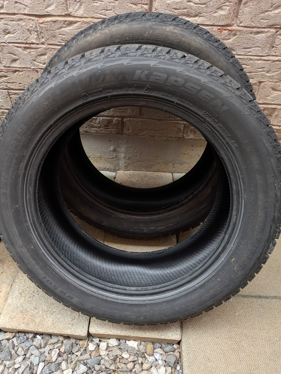 Set of 4 Kapsen IceMax Winter Tires - 235/55R19