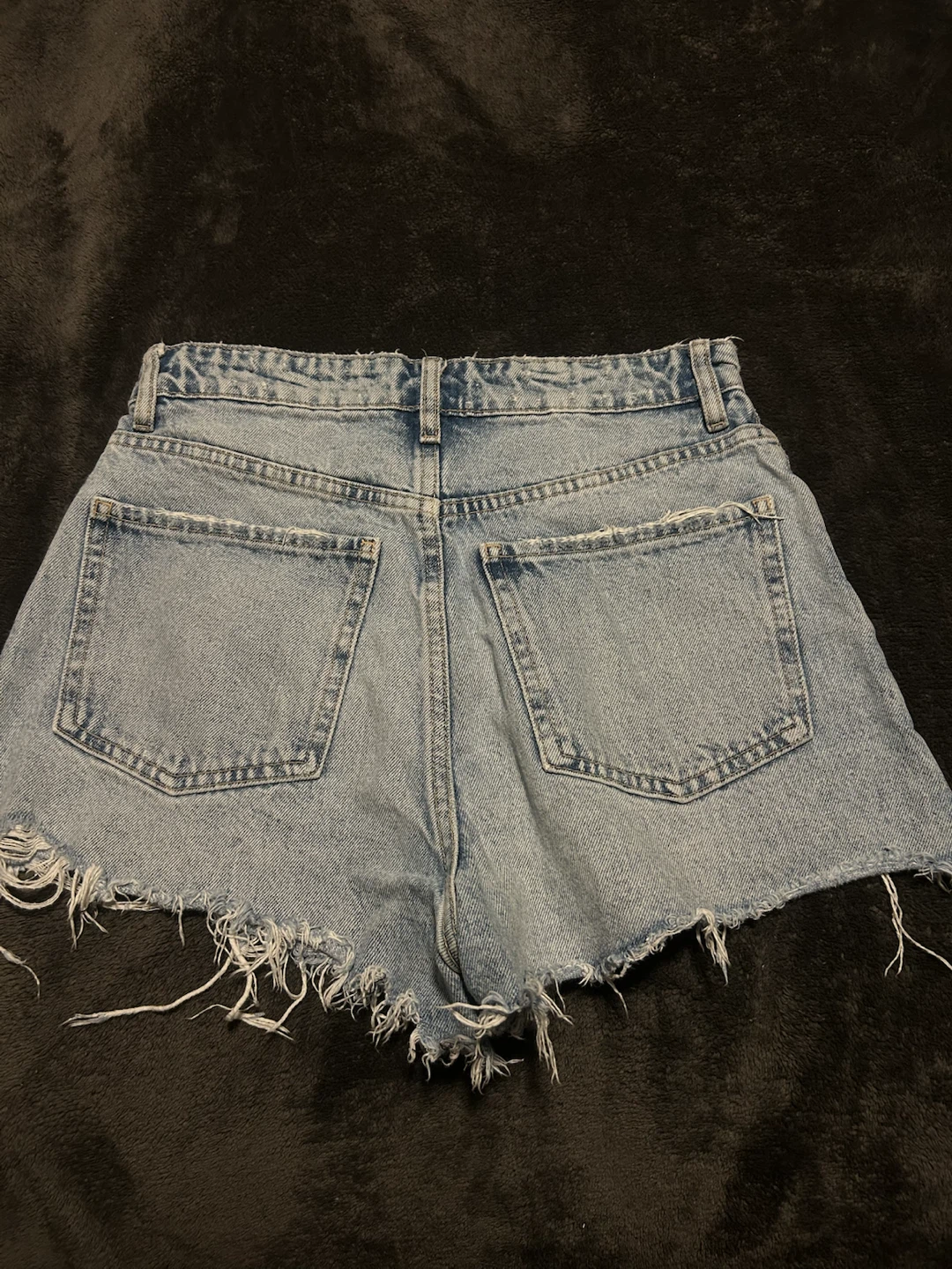 Zara Denim Cutoff Shorts Size 4 - photo 4