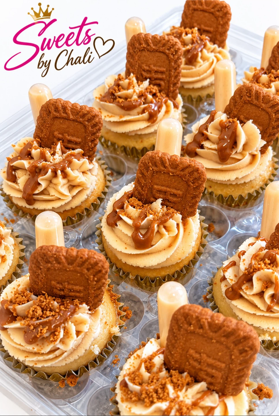Biscoff Speculoos Cupcakes by Sweets by Chali