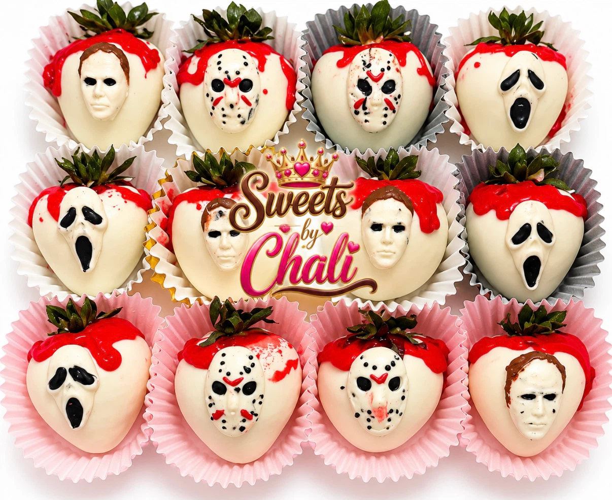 Sweets by Chali Horror-Themed Chocolate Strawberries