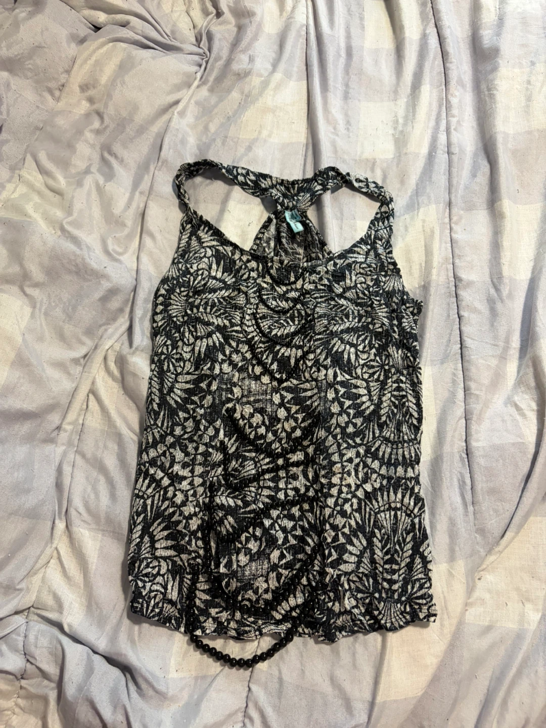 Guess by Marciano Printed Racerback Tank Top