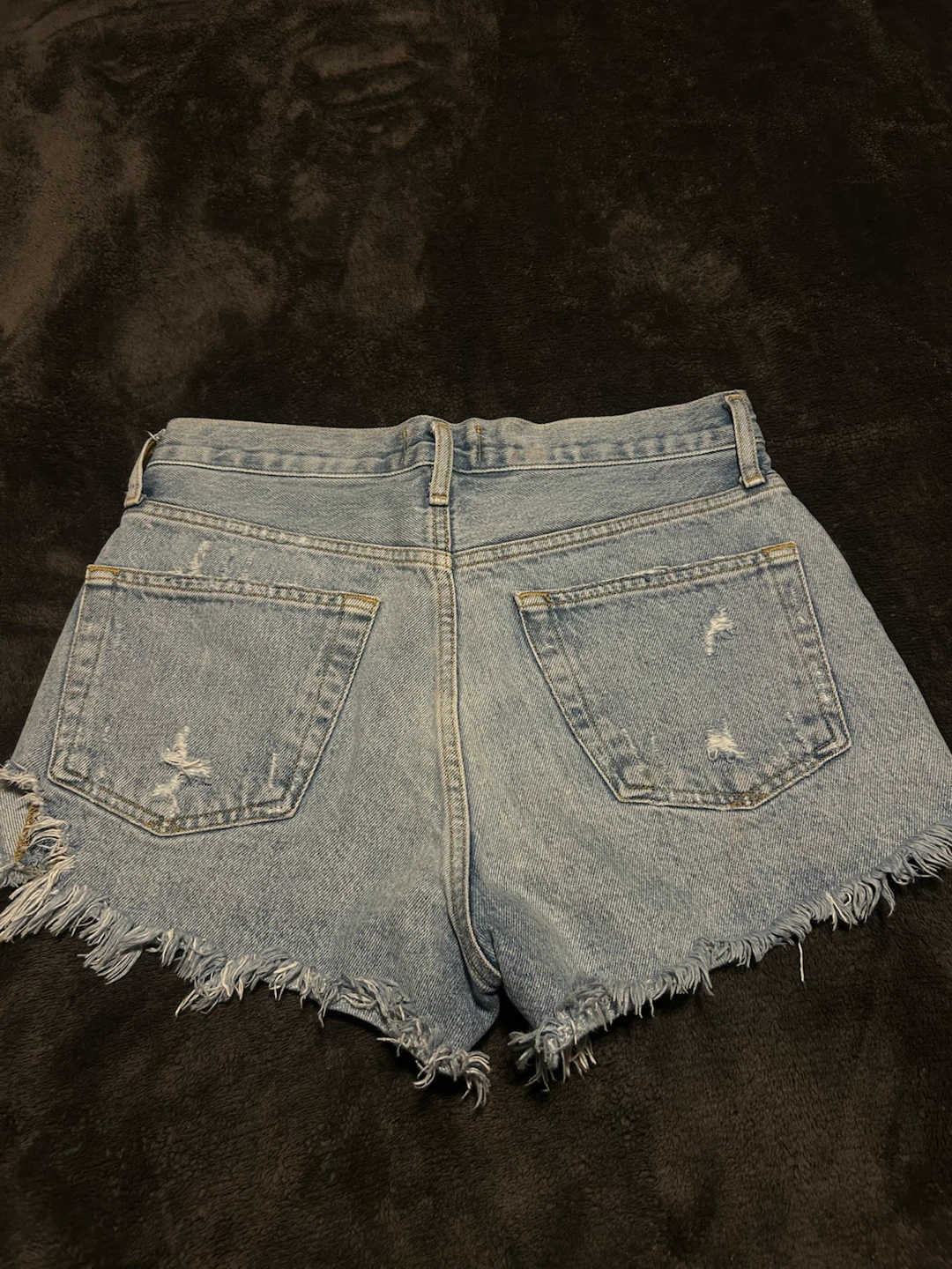 AGOLDE Distressed Denim Shorts - photo 4