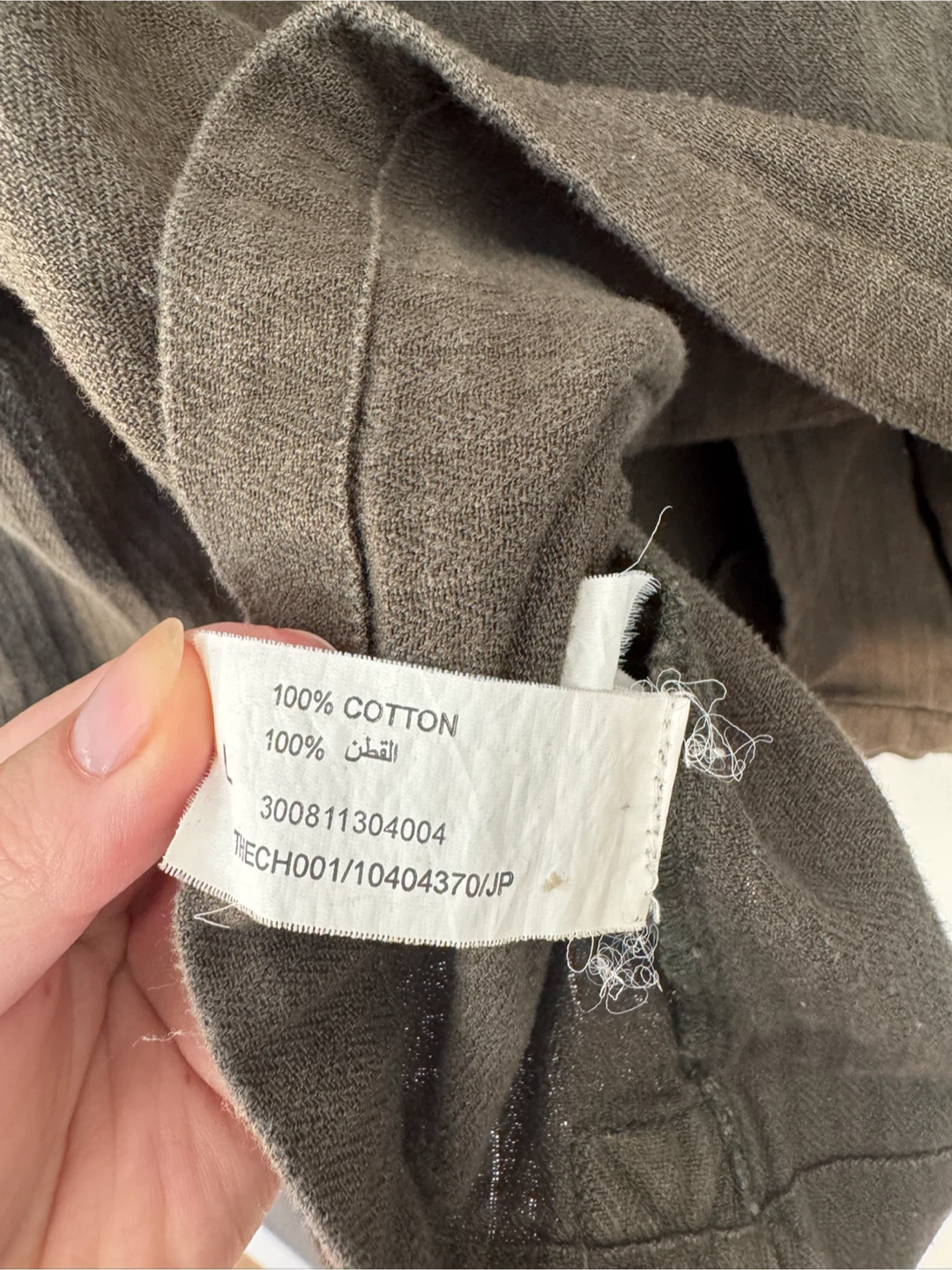 100% cotton olive utility jacket - photo 5
