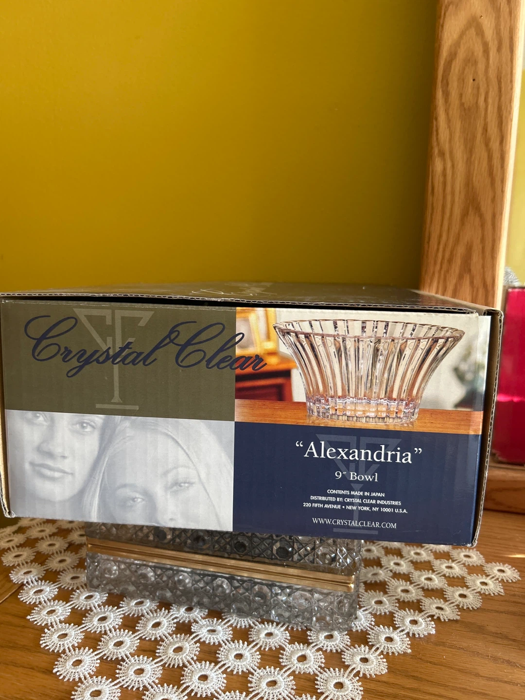Crystal Clear Alexandria 9 Inch Bowl