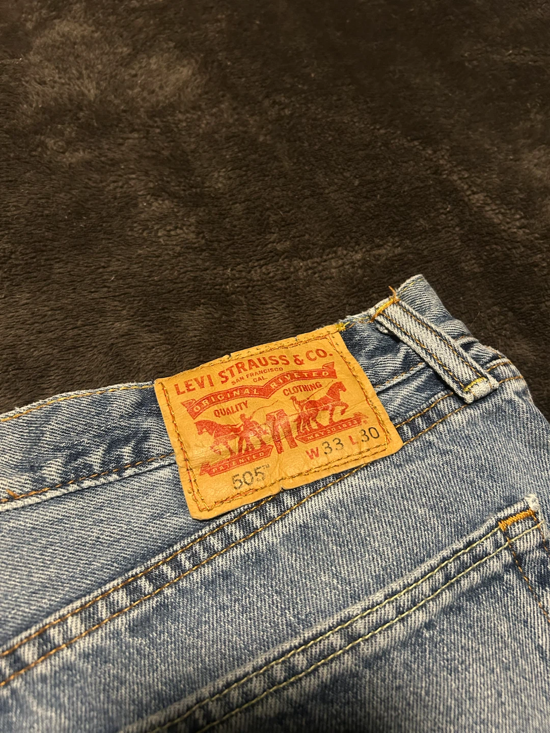 Levi's 505 Distressed Denim Shorts - photo 4