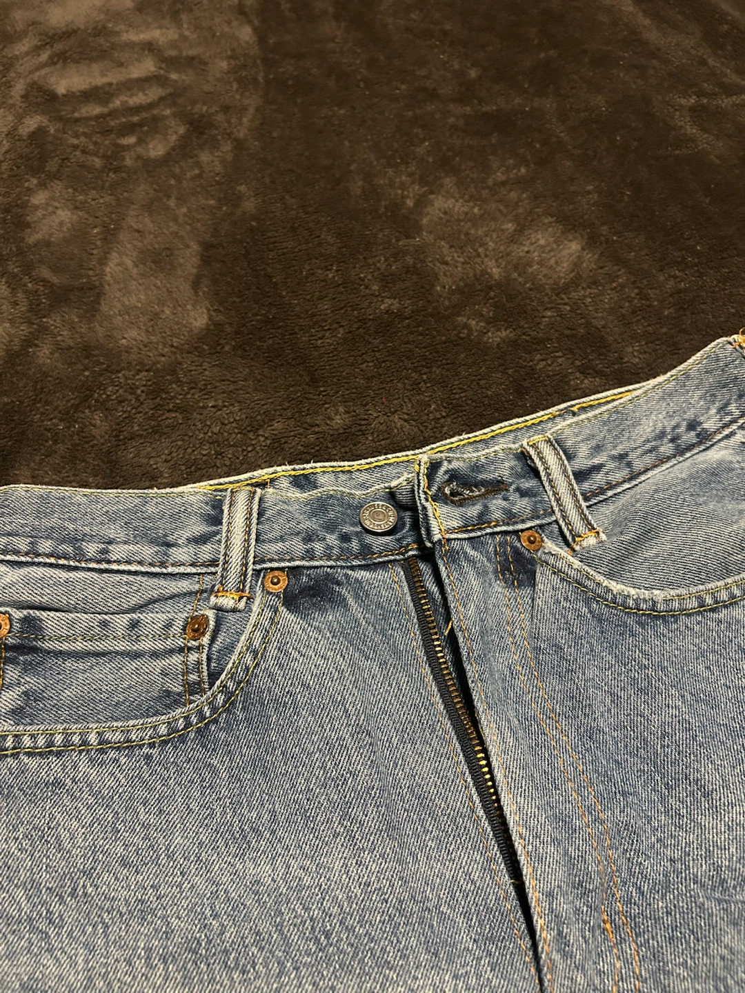 Levi's 505 Distressed Denim Shorts - photo 5