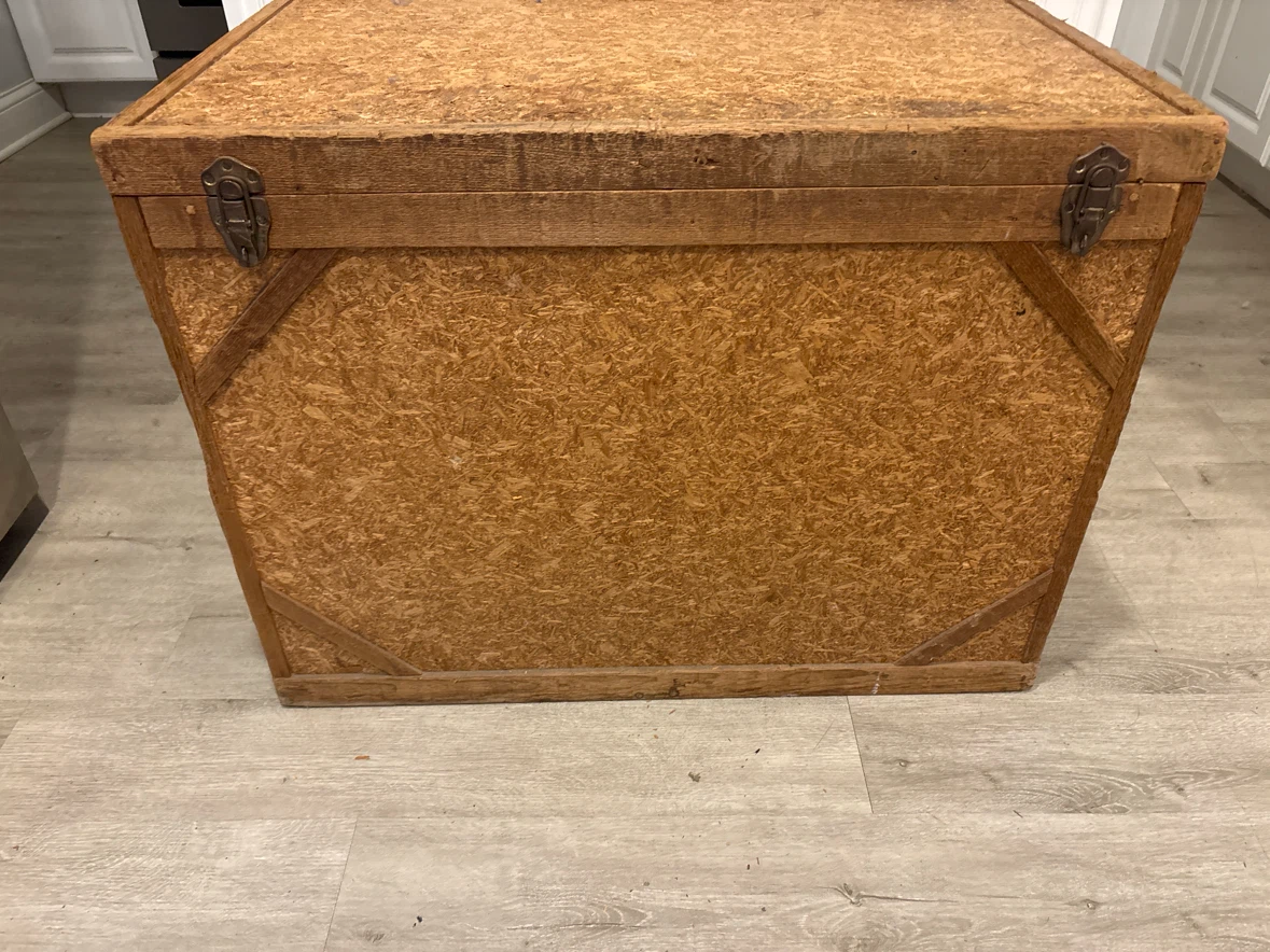 Rustic vintage Wooden Storage Chest