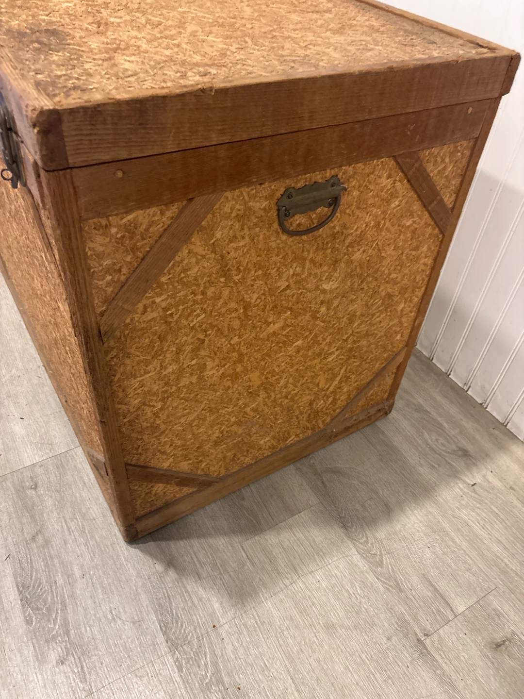 Rustic vintage Wooden Storage Chest - photo 2