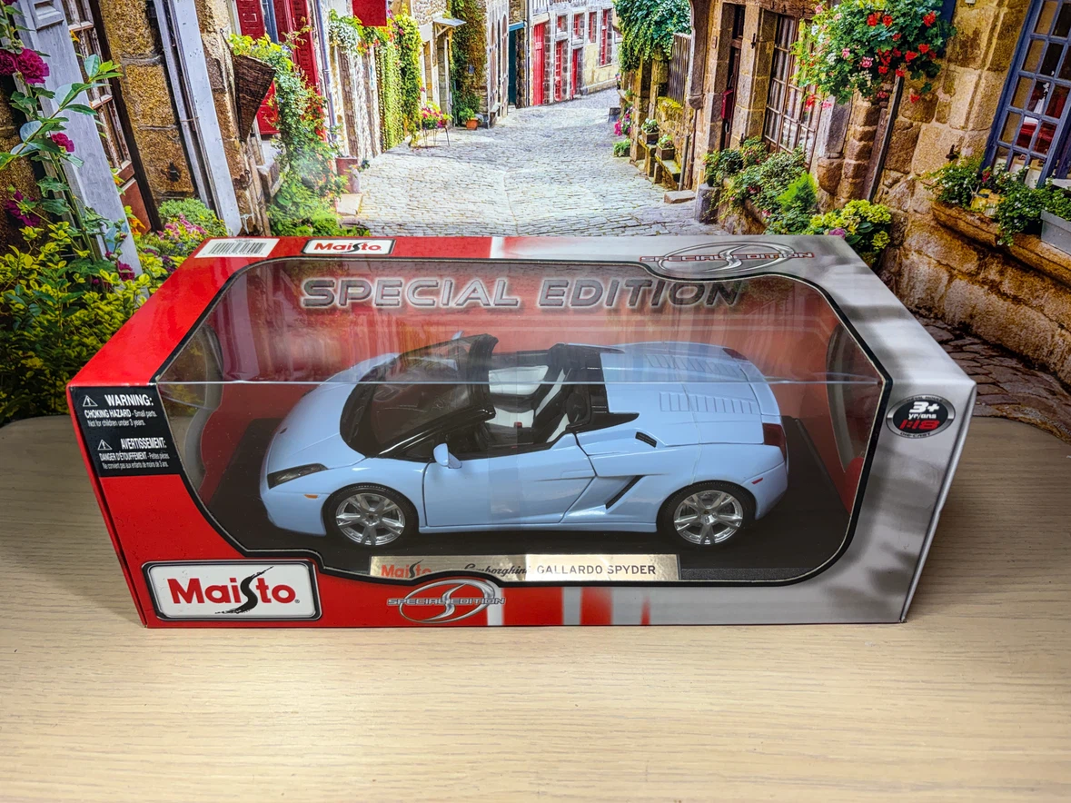 1:18 Brand New Lamborghini Gallardo Spyder diecast model car - photo 2