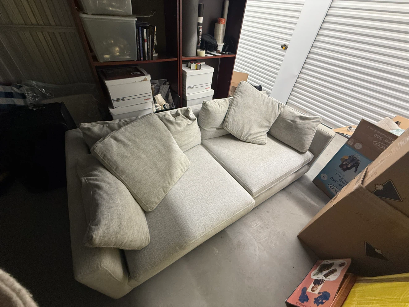 Light Grey Urban Barn Berg Sofa - photo 2