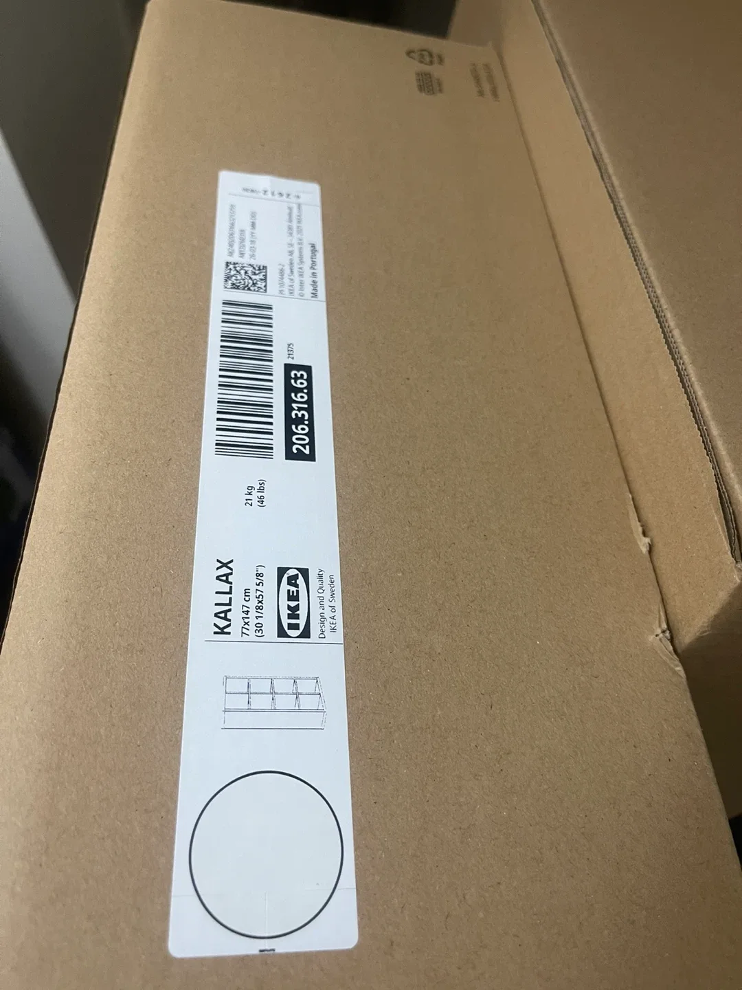 IKEA KALLAX 2x4 Shelf Unit – White – Brand New & Unopened - photo 2