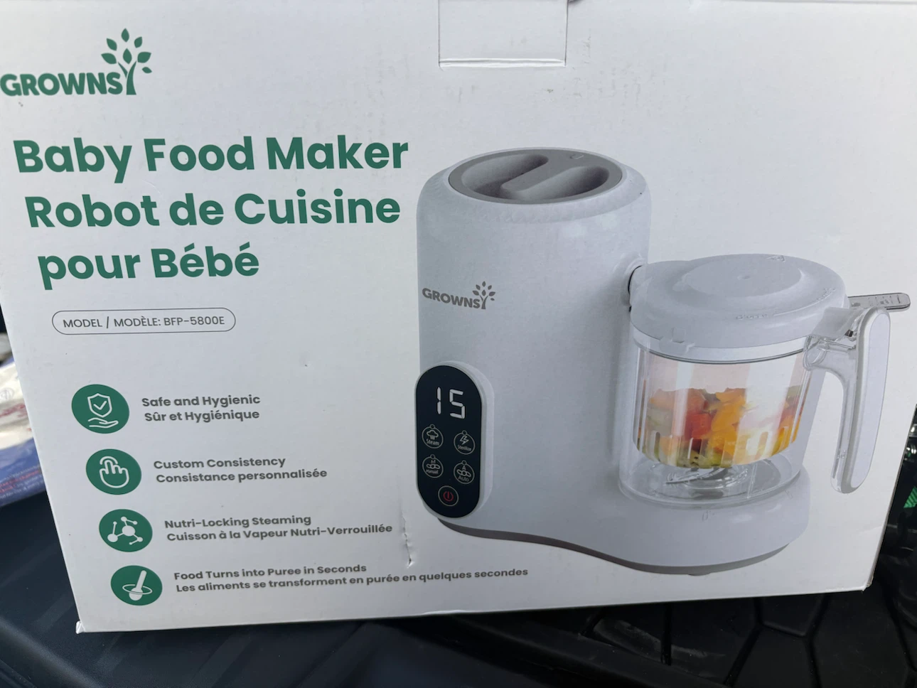 Growns Baby Food Maker BFP-5800E