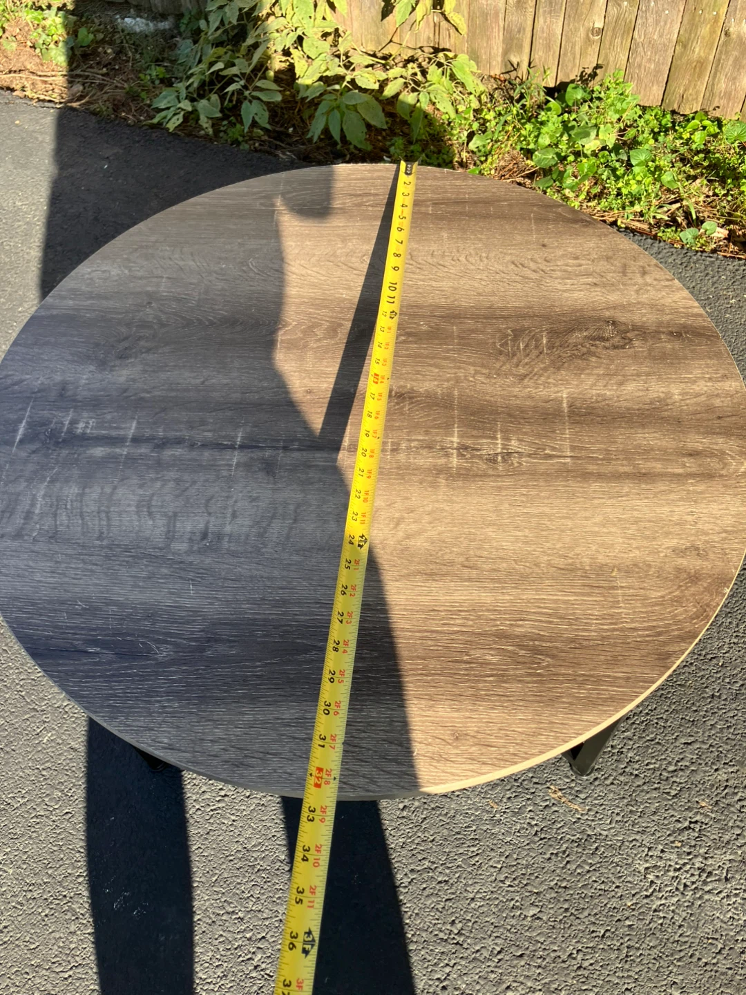 Round Wood Coffee Table