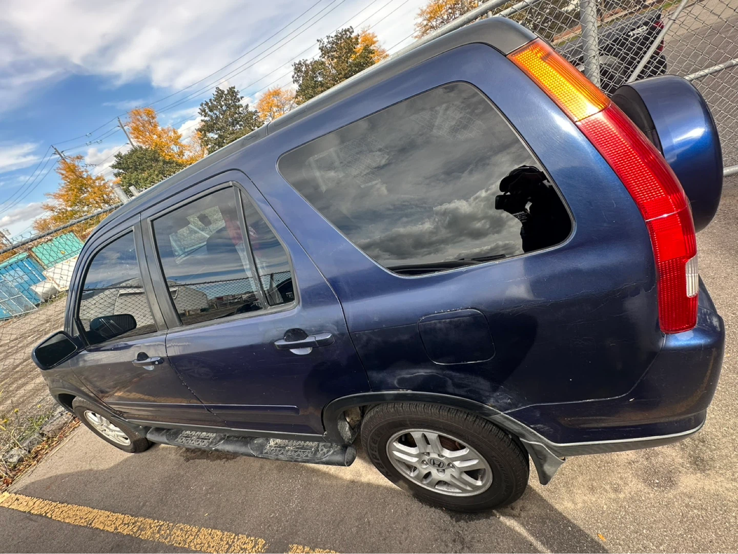Blue Honda CR-V 2002 - photo 5