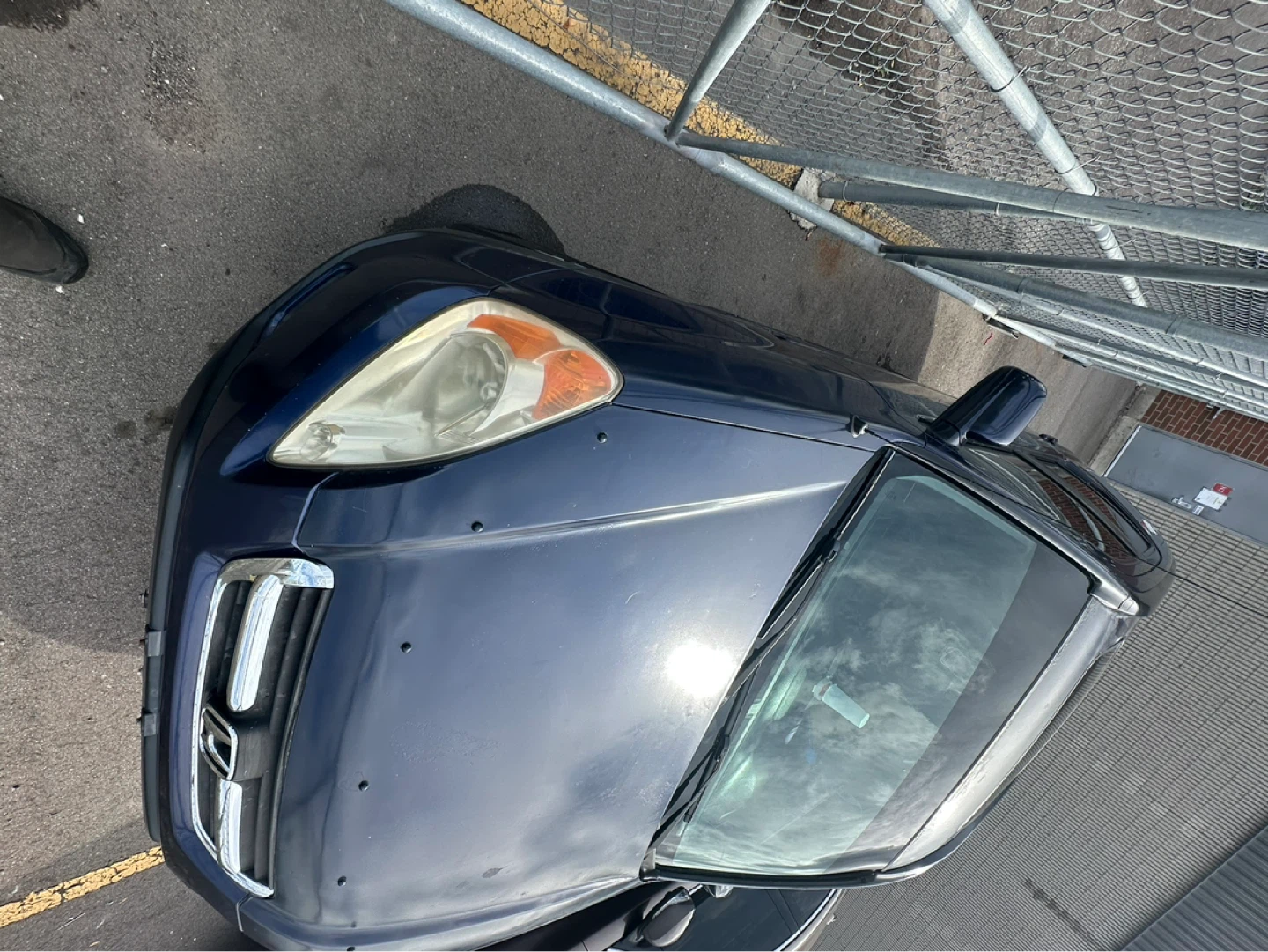 Blue Honda CR-V 2002