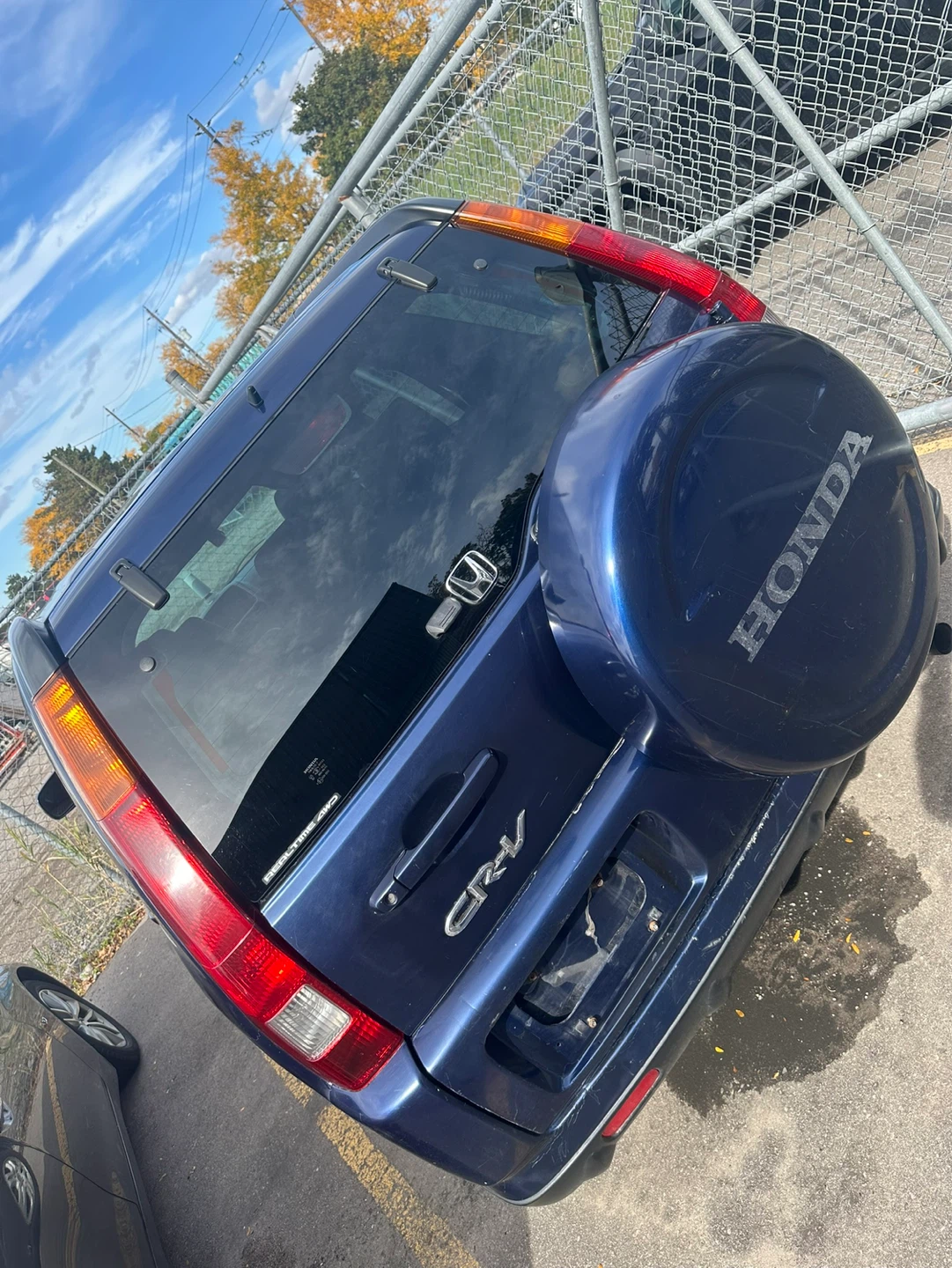 Blue Honda CR-V 2002 - photo 4