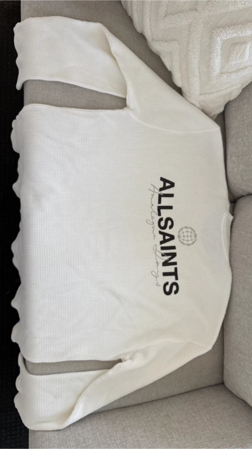 Allsaints Emblem Waffle Knitted Sweater