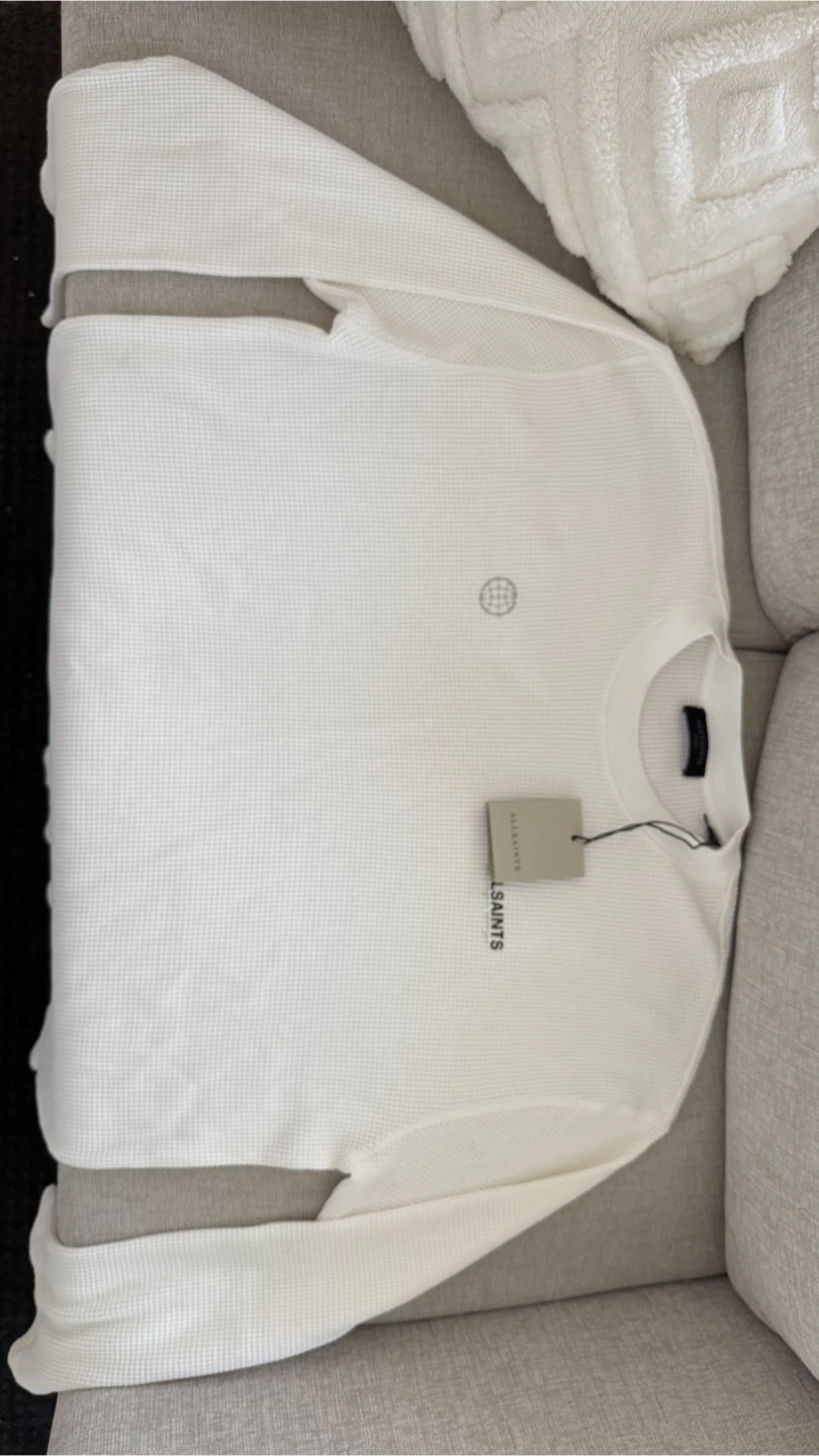 Allsaints Emblem Waffle Knitted Sweater - photo 2