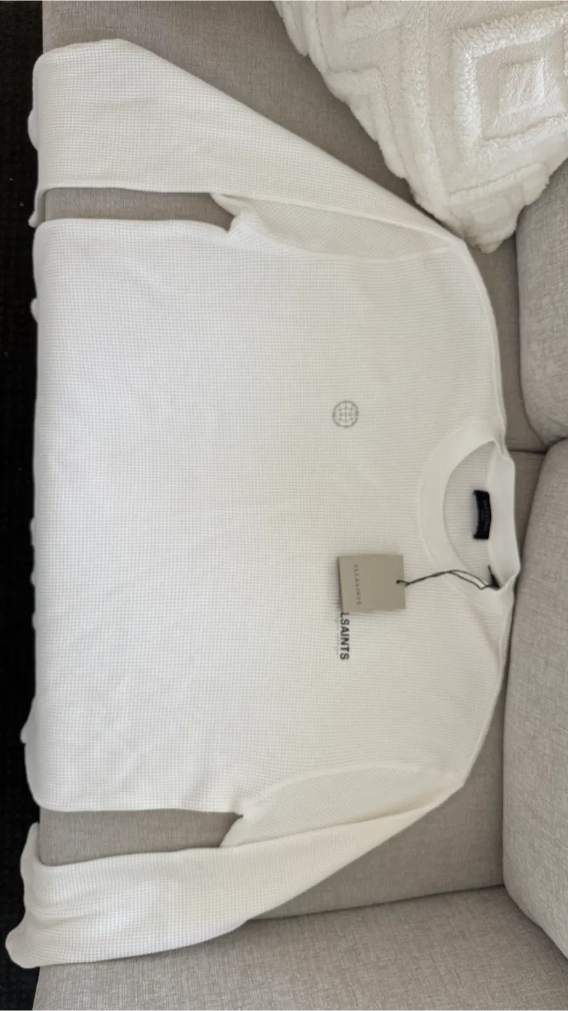 Allsaints Emblem Waffle Knitted Sweater - photo 2