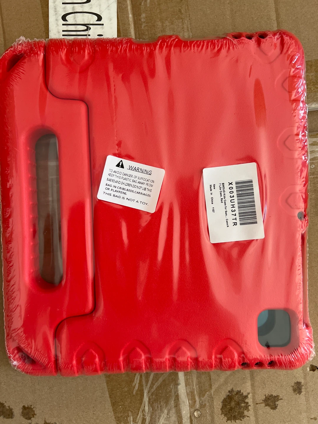 Red Tablet Shockproof Case with Built-in Screen Protector - photo 2