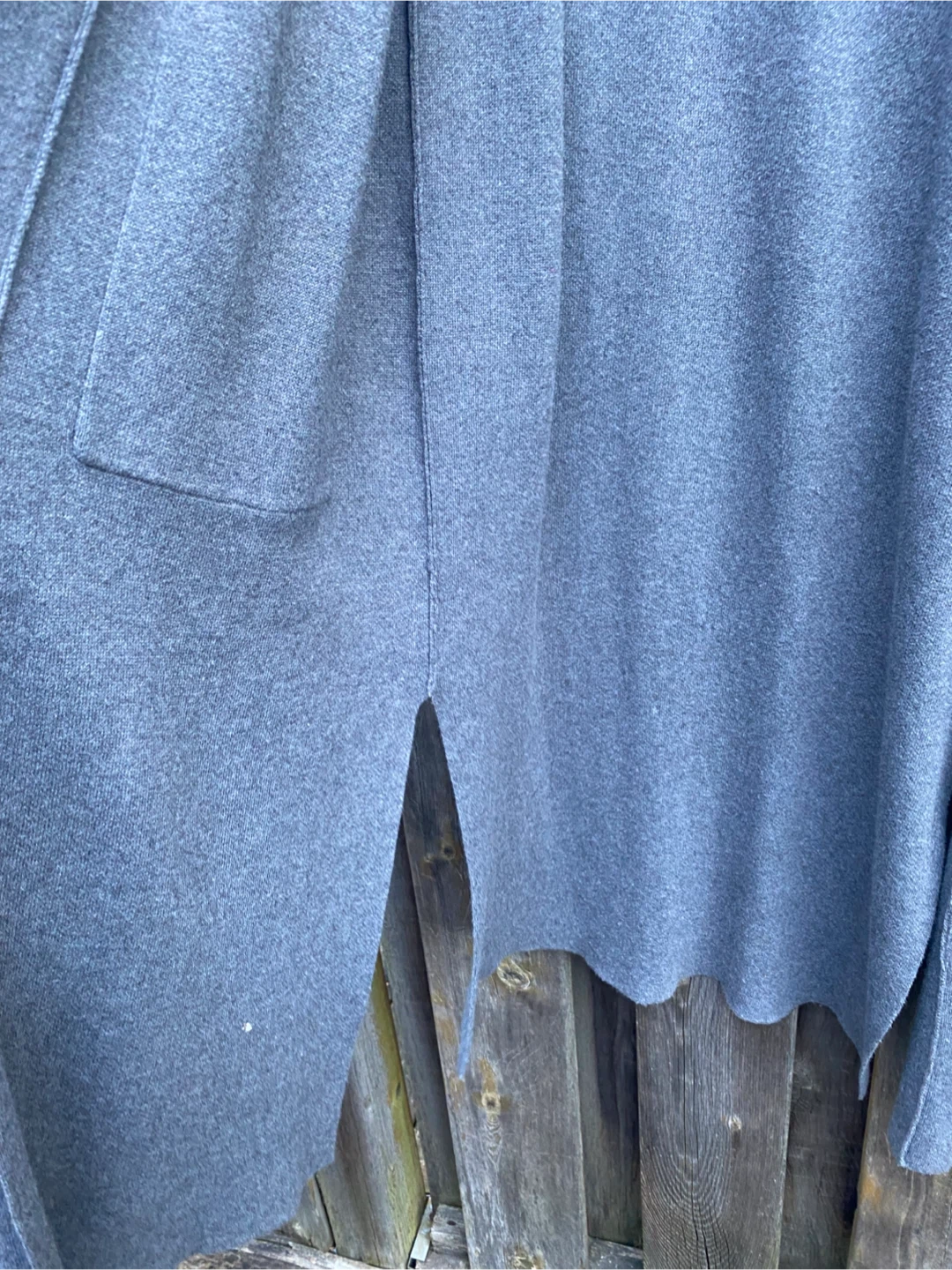 Joe Fresh Grey Long Cardigan, Size S/M - photo 3
