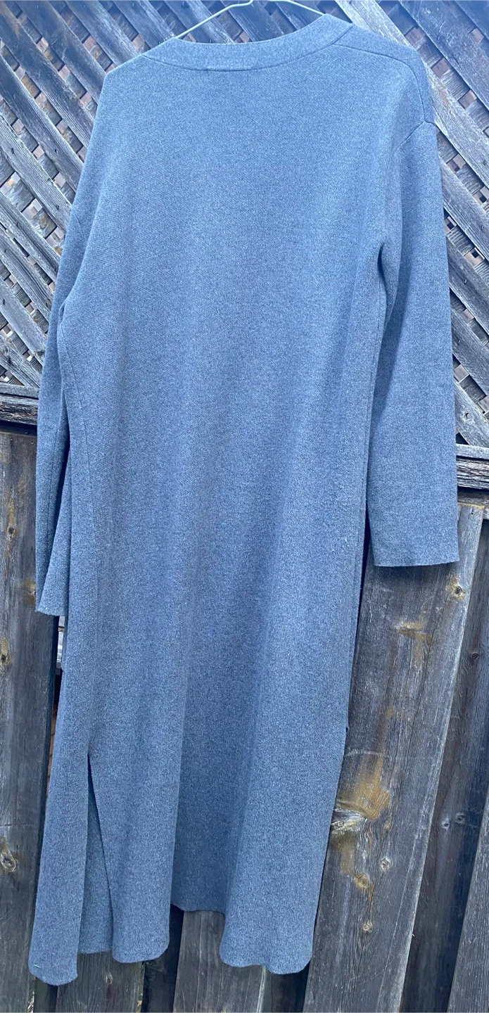 Joe Fresh Grey Long Cardigan, Size S/M - photo 5