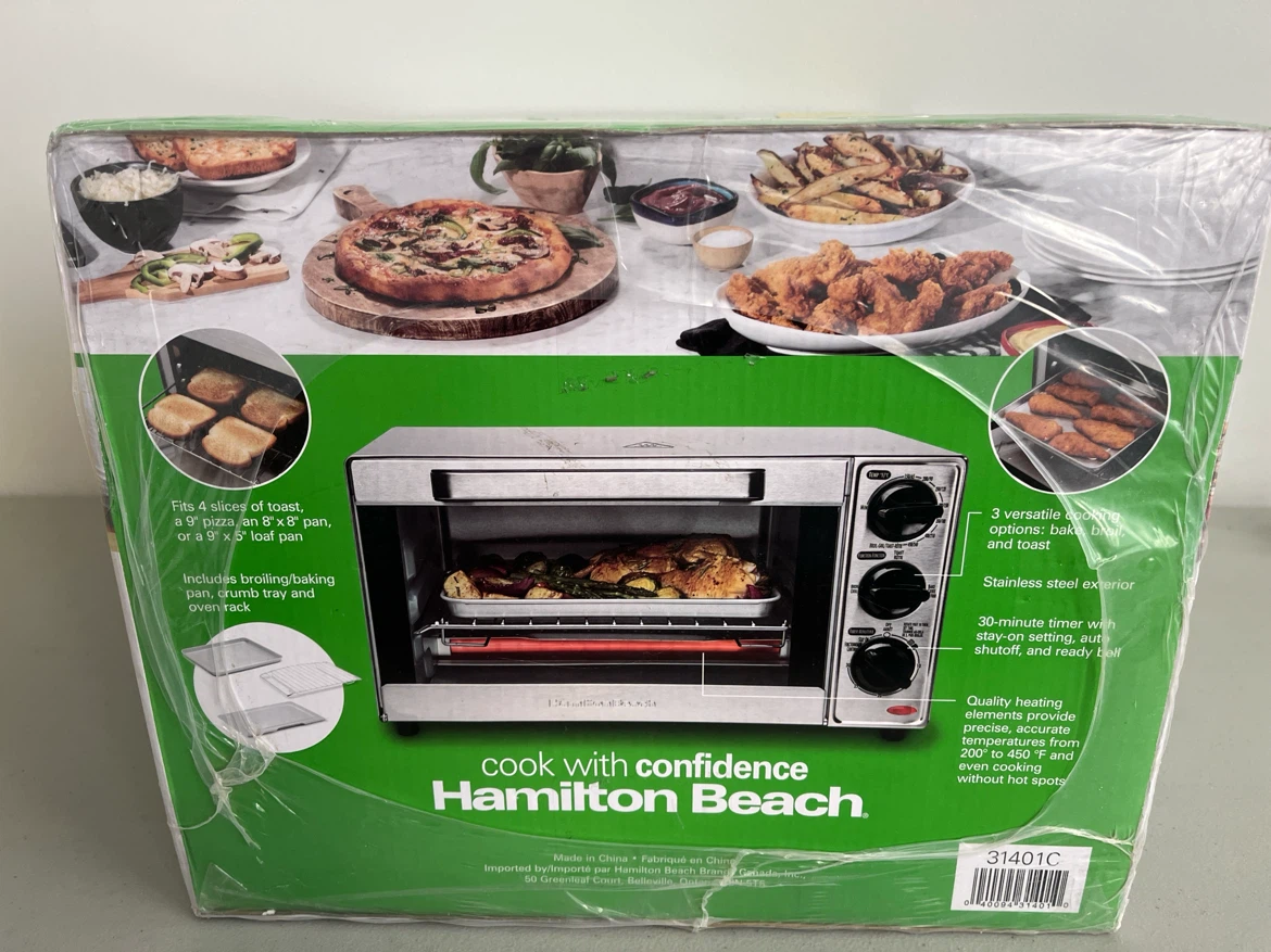 New -Hamilton Beach Toaster Oven $50 - photo 3