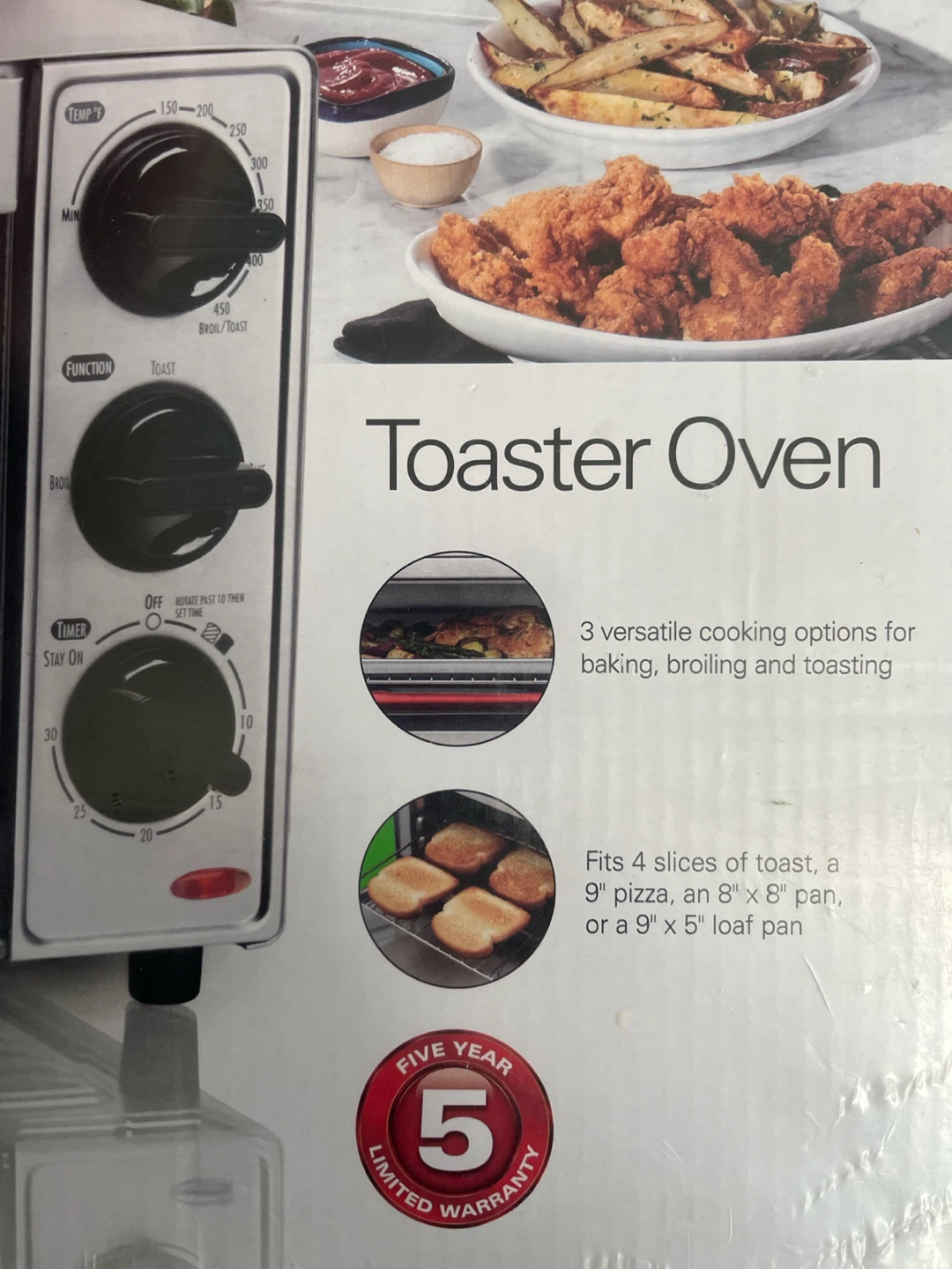 New -Hamilton Beach Toaster Oven $50 - photo 4