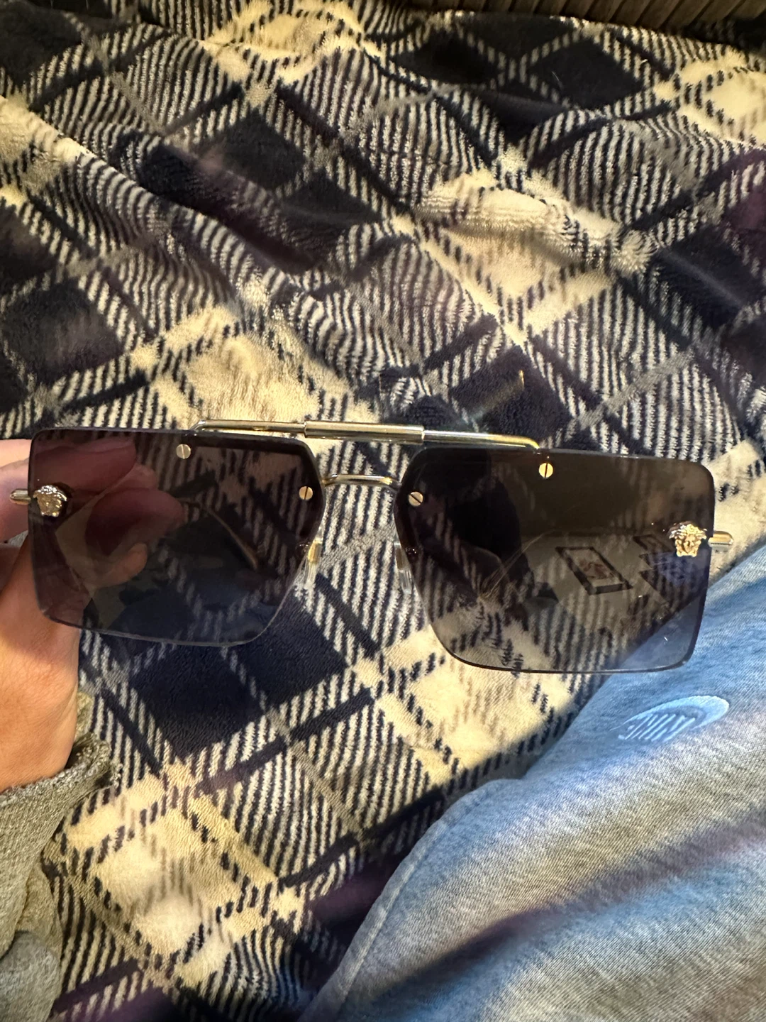 Versace 2245 Gold Sunglasses