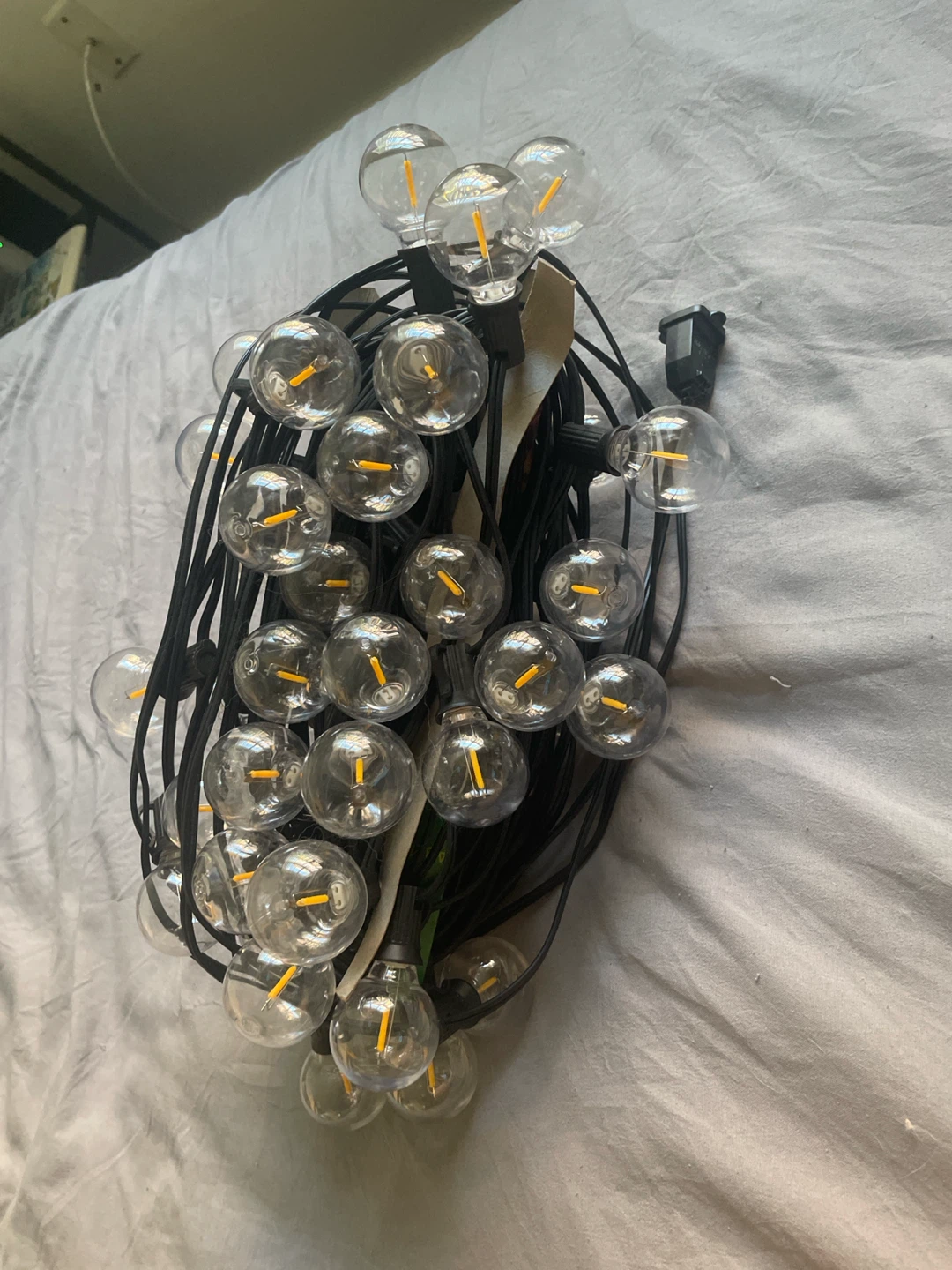 Clip-able String globe LED string lights