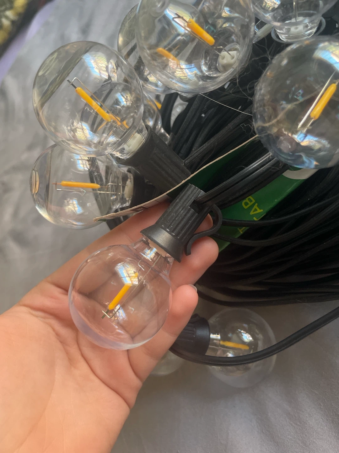 Clip-able String globe LED string lights - photo 4