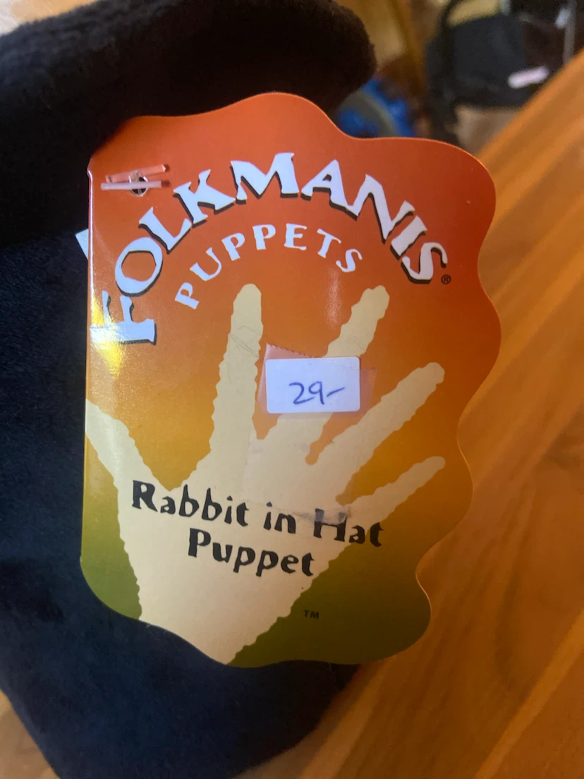 Folkmanis Rabbit in Hat Puppet - photo 3