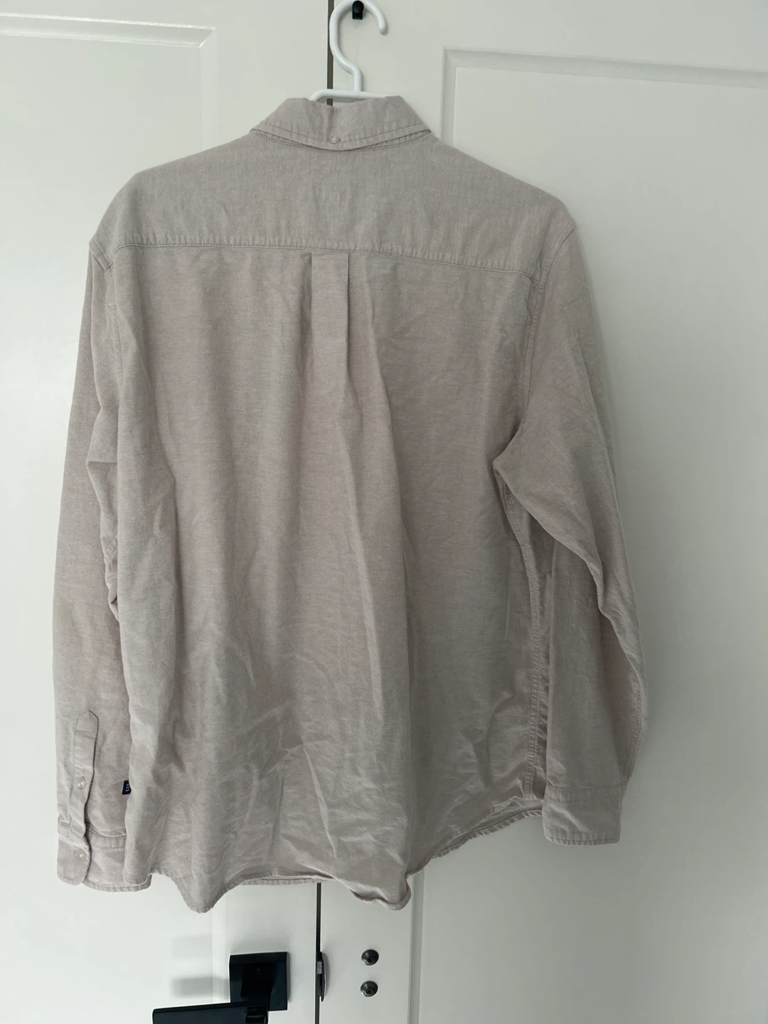 Gap Beige Long Sleeve Button Down Shirt - photo 3